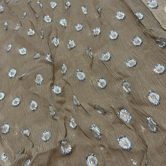 Koch Silk Metallic Blend Sleeveless Blouse Size XS - Picture 2 of 7